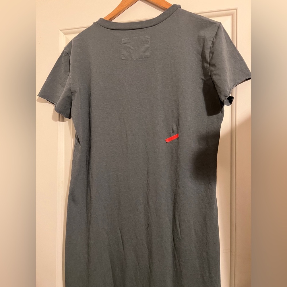Frank & Eileen $188 Harper Tee Lab Maxi Shirtdress Shirt Dress Gray Coastal - Picture 3 of 7